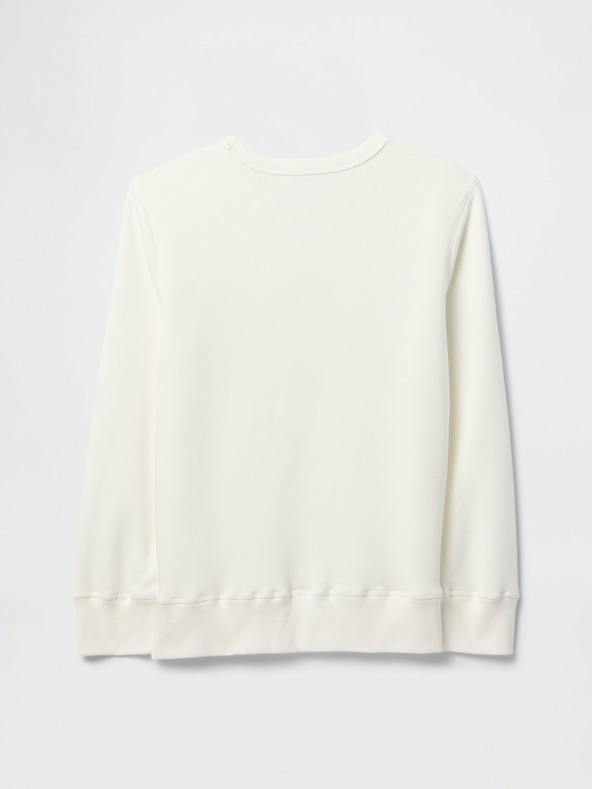 GAP Detská mikina s logom a fleece GAP