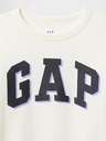 GAP Detská mikina s logom a fleece GAP