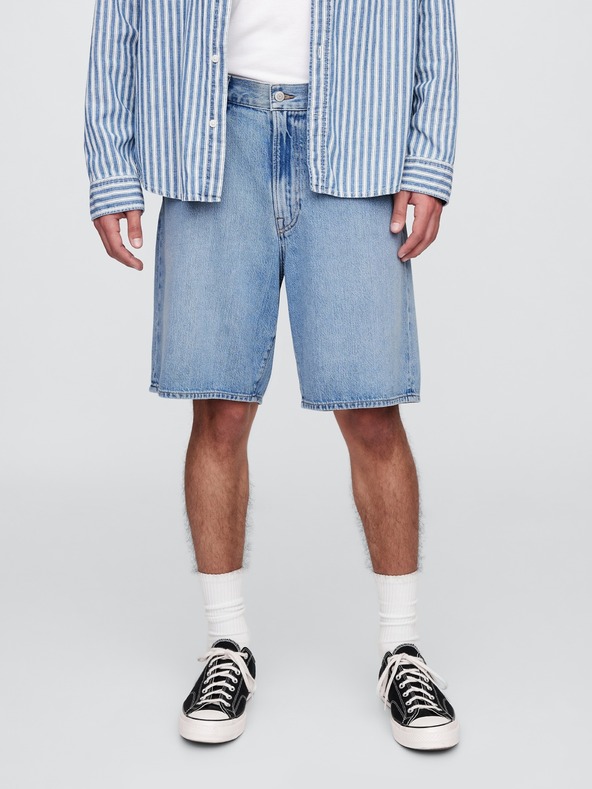 GAP Džínsové kraťasy Loose SuperSoft GAP