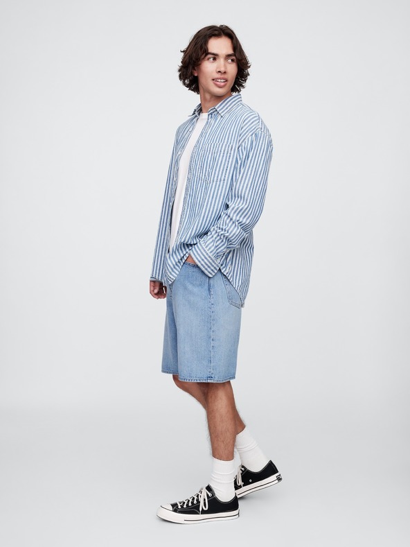 GAP Džínsové kraťasy Loose SuperSoft GAP