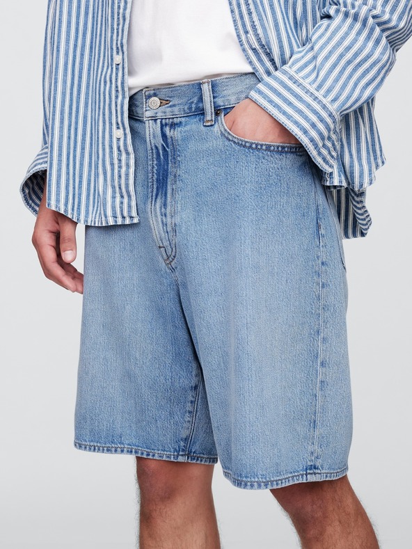GAP Džínsové kraťasy Loose SuperSoft GAP
