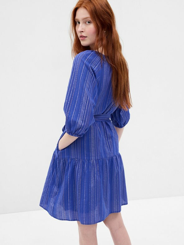 GAP Krátke mušelínové šaty GAP