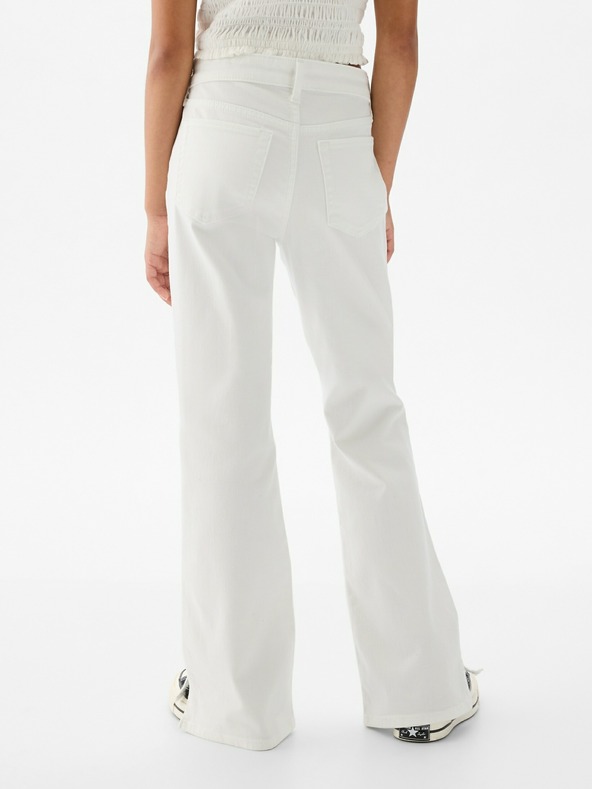 GAP Detské džínsy flare high rise GAP