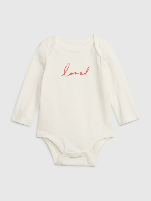GAP Baby body z organické bavlny GAP