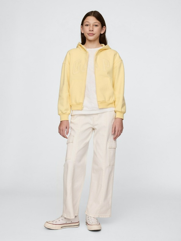 GAP Detská oversize mikina s logom GAP