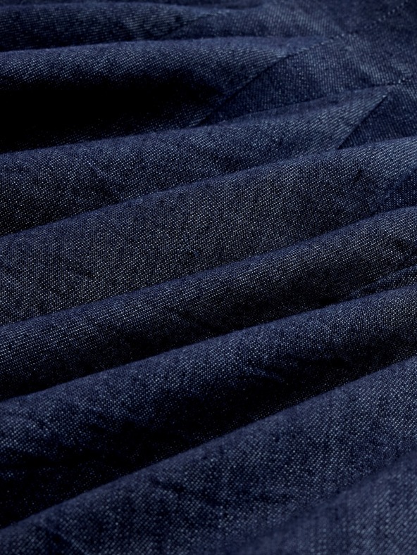 GAP Džínsová plisovaná mini sukňa GapStudio by Zac Posen GAP