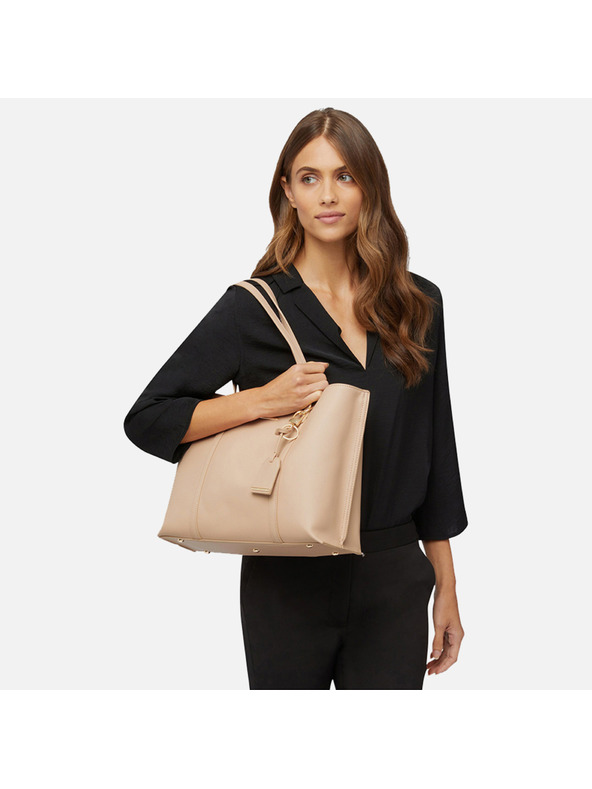 Geox Svetloružová dámska kabelka Geox Nabona