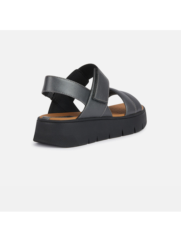 Geox Šedé dámske sandále Geox Dandra