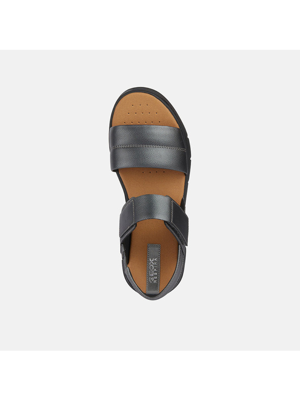 Geox Šedé dámske sandále Geox Dandra