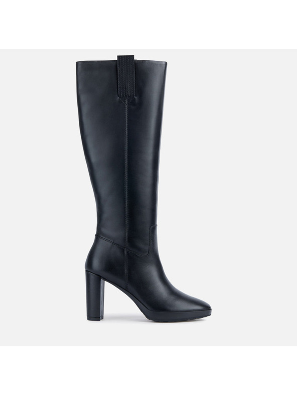 Geox Čierne dámske čižmy Geox Walk Pleasure 85