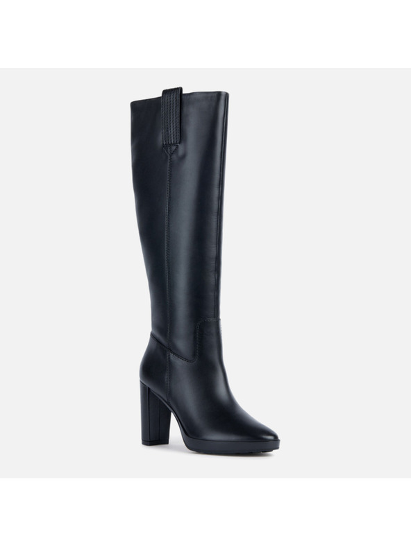 Geox Čierne dámske čižmy Geox Walk Pleasure 85