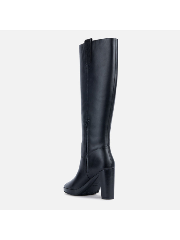 Geox Čierne dámske čižmy Geox Walk Pleasure 85