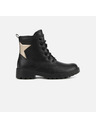 Geox Čierne dievčenské členkové topánky Geox Casey