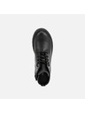 Geox Čierne dievčenské členkové topánky Geox Casey