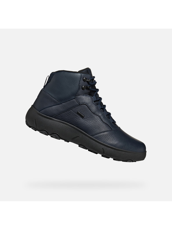 Geox Tmavomodré pánske členkové topánky Geox Nebula + Grip AB