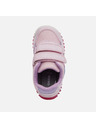 Geox Ružové dievčenské tenisky Geox Lightyloo