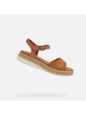 Geox Hnedé dámske sandále Geox Eolie