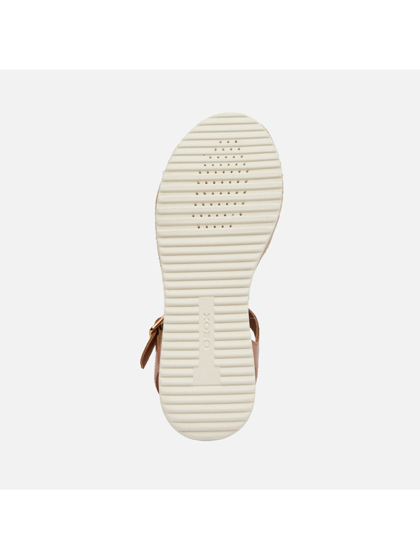 Geox Hnedé dámske sandále Geox Eolie