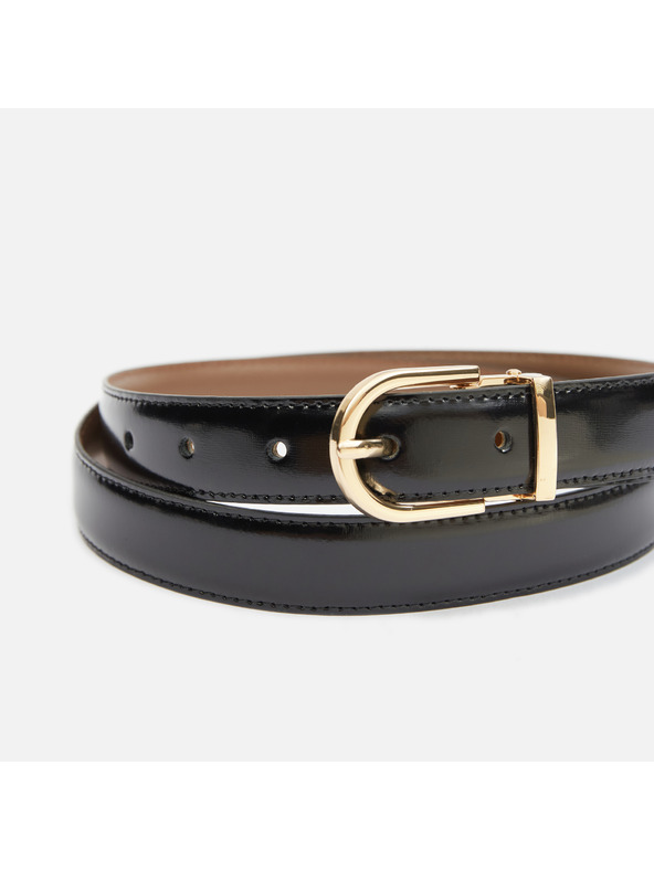 Geox Čierny dámsky opasok Geox