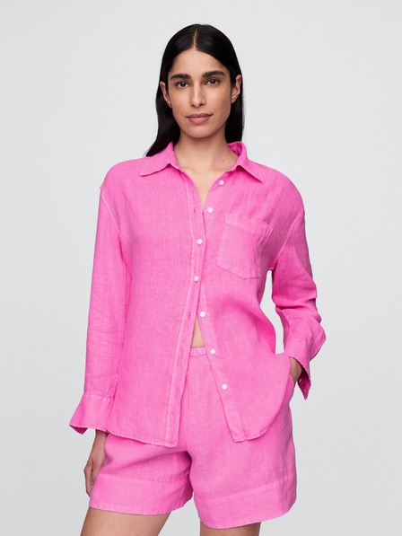 GAP Ľanová oversize košeľa Big Shirt GAP