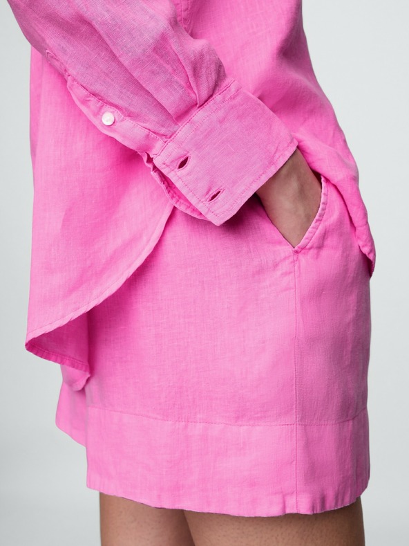 GAP Ľanová oversize košeľa Big Shirt GAP