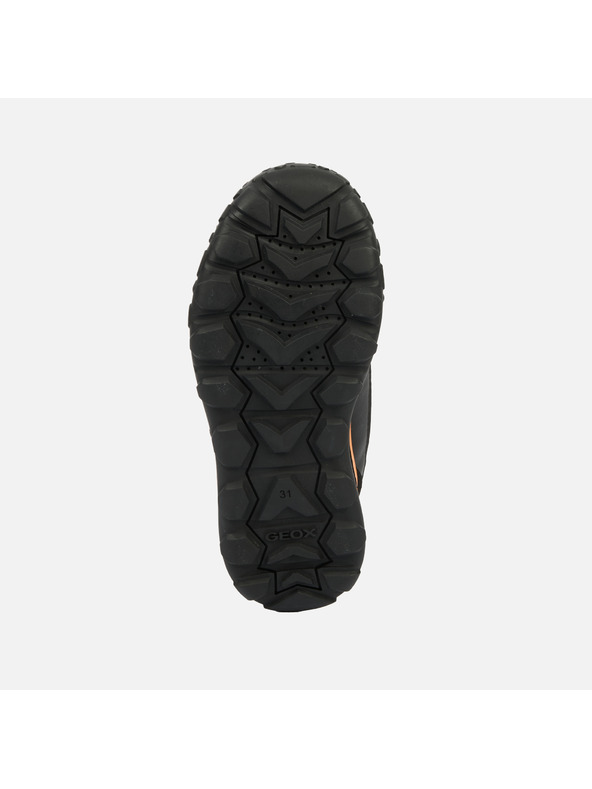 Geox Čierna chlapčenská zimná obuv Geox Trekkyup B Abx