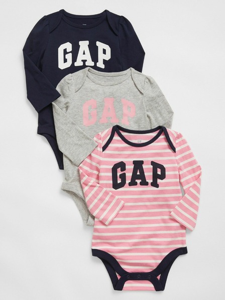 GAP Baby body GAP logo, 3 ks
