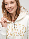 GAP Mikina GAP logo sherpa zip