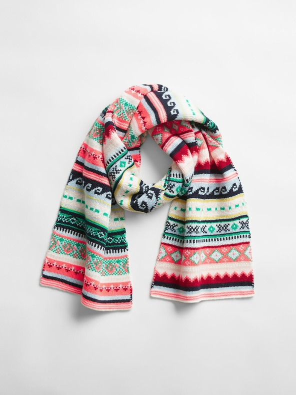 GAP Šál fair isle GAP