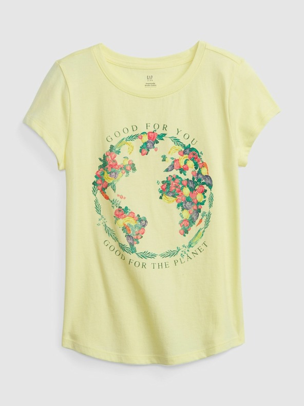 GAP Detské tričko z organickej bavlny GAP