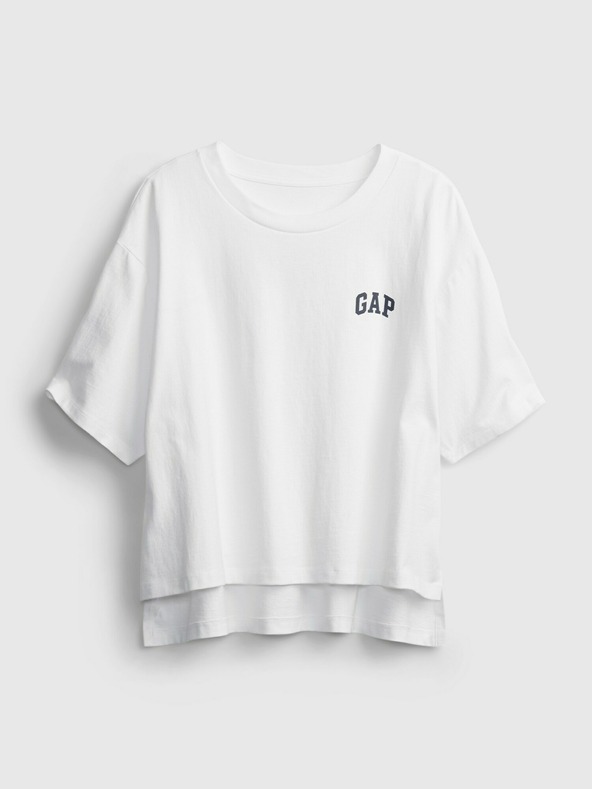 GAP Tričko GAP logo boxy step hem