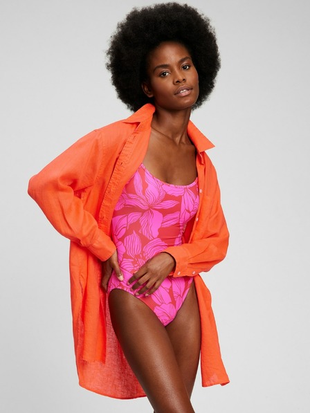 GAP Ľanová dlhá košeľa GAP