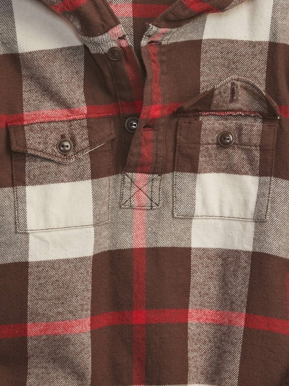 GAP Detská svrchní flanelová košile GAP