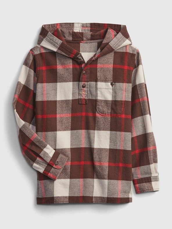 GAP Detská vrchné kockovaná košeľa GAP