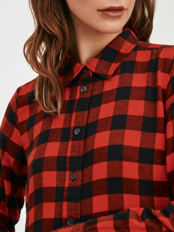 GAP Flanelové kockované šaty GAP