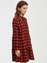 GAP Flanelové kockované šaty GAP