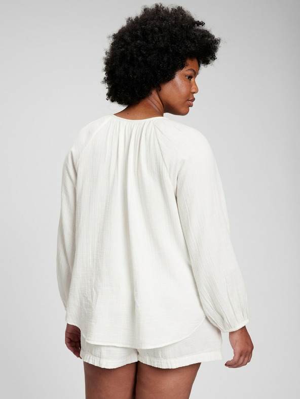 GAP Bavlnená košeľa bez goliera GAP