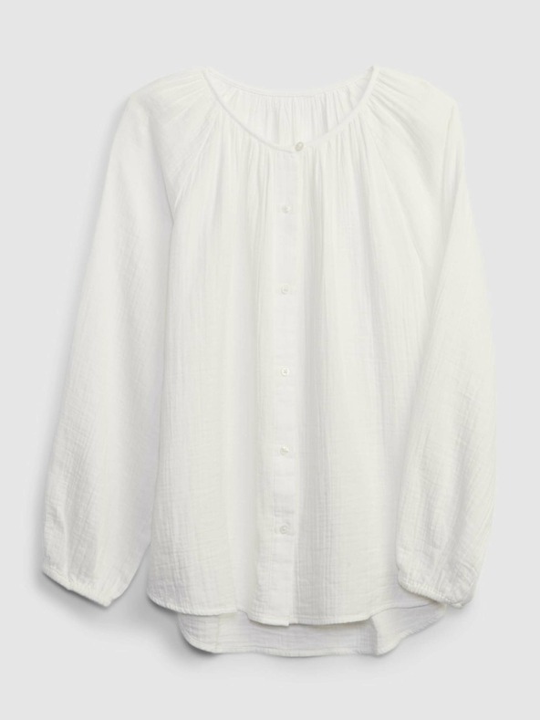 GAP Bavlnená košeľa bez goliera GAP