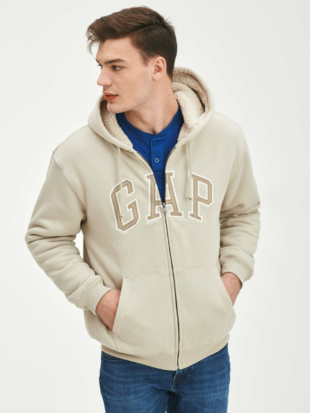 GAP Mikina s baránkom GAP logo sherpa