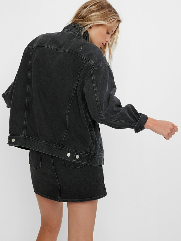 GAP Džínsová bunda oversize GAP