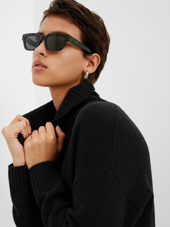 GAP Pletené mini šaty s rolákom GAP