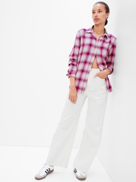 GAP Kockovaná flanelová košeľa GAP