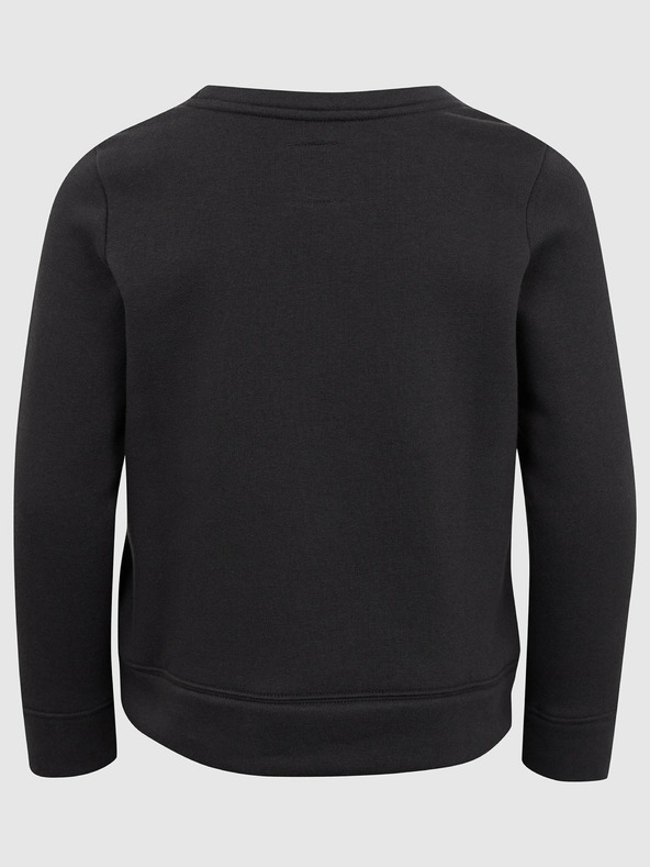 GAP Detská mikina s logom a fleece GAP