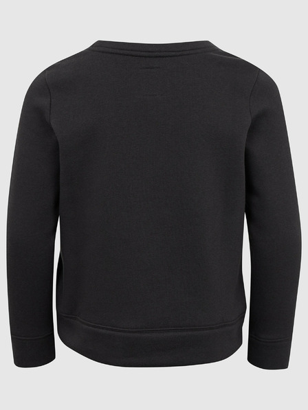 GAP Detská mikina s logom a fleece GAP