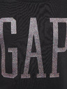 GAP Detská mikina s logom a fleece GAP