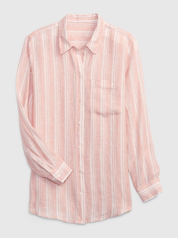 GAP Ľanová košeľa boyfriend GAP