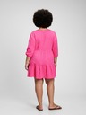 GAP Bavlnené volánové mini šaty GAP