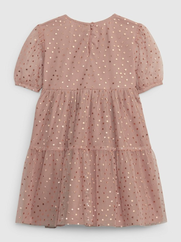 GAP Detské tylové šaty s hviezdami GAP