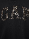 GAP Detská mikina s logom a fleece GAP