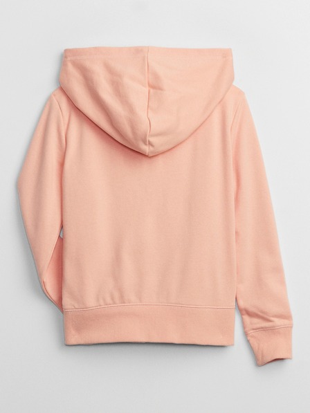 GAP Detská mikina s logom a fleece GAP